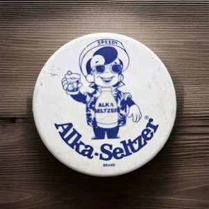 Alka-Seltzer Plastic Fold-up Cup With Lid - Picture 1 of 5
