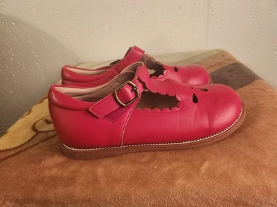 Ginfive Girls sz 13 Red T Strap Maryjane's Flats Shoes #23 - Image 1 of 4