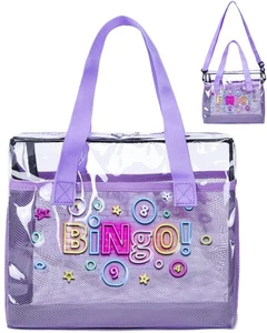 Klare Bingotasche für Bingo Daubers Tupfer Dobbers Transparent Bingotaschen mit... - Bild 1 von 5