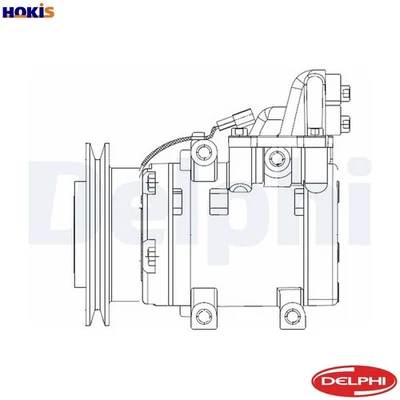 COMPRESSOR AIR CONDITIONING CS20524 FOR MAZDA PROCEED/DRIFTER B-SERIE/SUV 2.5L - Image 1 of 4