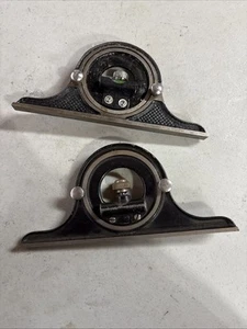 Brown & Sharpe Rotating Machinist Protractor Combination Square Head Vial Level - Picture 1 of 5