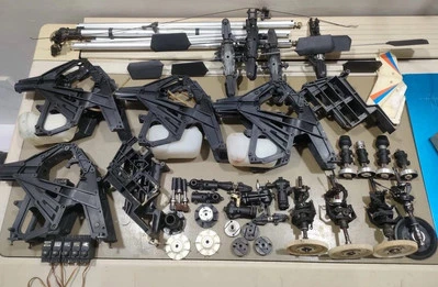 Kyosho Nexus 30 Lot Of Nitro helicopter For Project Vintage - Image 1 of 4