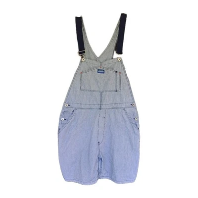 Culo corto con tirantes Express Bleus para mujer grande azul denim auténtico jardinería playa Foto 1 de 4