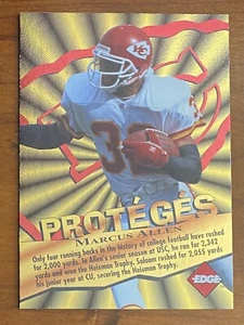 1996 Collector’s Edge Football Proteges /1500 MARCUS ALLEN SALAAM #6 Chiefs Bear - Picture 1 of 2