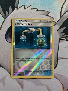 Energy Switch - 117/149 - Reverse Holo Sun and Moon Pokemon NM - Picture 1 of 2