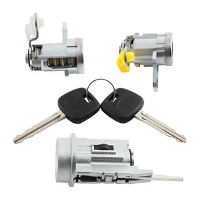 Door Lock Key Ignition Lock Cylinder Set for Toyota Tacoma 95-04 Matched 2 Keys - Picture 1 of 12