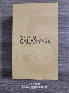 Samsung Galaxy S5 Boite avec plateau seul boite vide d'origine et notice - Photo 1/7