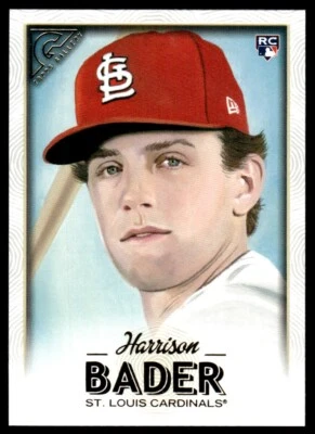2018 Topps Gallery Harrison Bader Rookie St. Louis Cardinals #96 R6 - Image 1 of 2