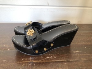 patty heeled wedge slide