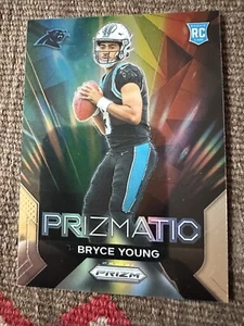 2023 Prizm Bryce Young Rookie Prismatic RC 4 Carolina Panthers - Picture 1 of 7