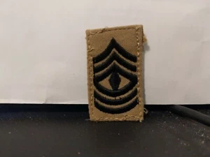 Army First Sergeant E-8 Chevron Rank  - Picture 1 of 3