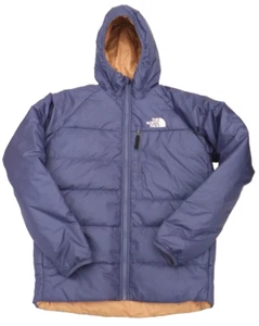 The North Face Jacket Reversible Blue or Tan Colour Boys XL Age 14/16 Mint Cond. - Picture 1 of 8