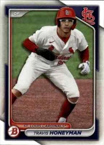 2024 Bowman #BP-46 Travis Honeyman Prospects ST. LOUIS CARDINALS - Picture 1 of 2