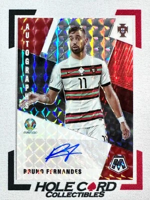 BRUNO FERNANDES 2021 Panini Mosaic Uefa Euro Auto Autograph AM-BF Mosaic Prizm 一 - Image 1 of 4