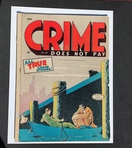 CRIME DOES NOT PAY #39 GOOD 1945 GOLDEN AGE COMIC - Picture 1 of 2