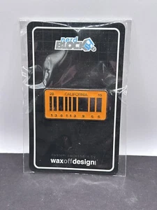 Nerd Block Back to the Future License Plate Collectible Pin - NEW California - Picture 1 of 2
