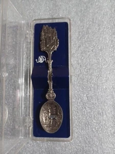 California Redwoods Silverplated embossed Spoon Souvenir, deer, made in holland - Picture 1 of 10