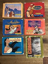 Panini Sealed Stickers 7 Packet Includes Aladdin Pocahontas Congo Free Post