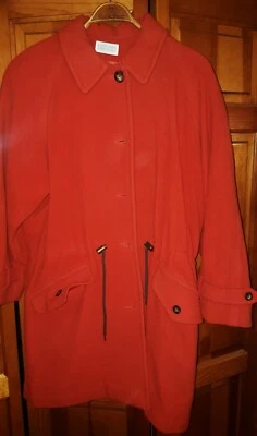 Abrigo Lands End Tomate Rojo Damas Guisante Talla Grande Foto 1 de 4