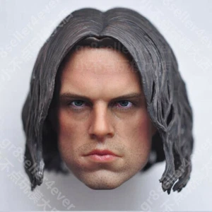 Delicate Hot 1/6 Scale Captain America: Civil War Sebastian Stan Head Sculpt - Picture 1 of 5