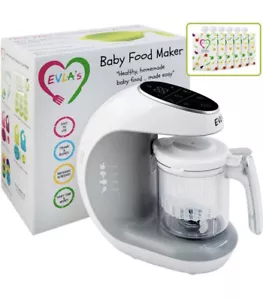 EVLA’S Baby Food Maker Processor Blender Grinder Steamer Touch Screen Control - Picture 1 of 6
