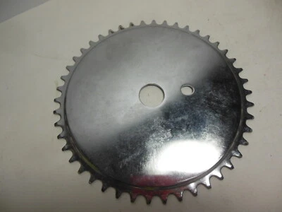 Rueda piñón plato cromado vintage 190 mm 46T? Sujetador Foto 1 de 3