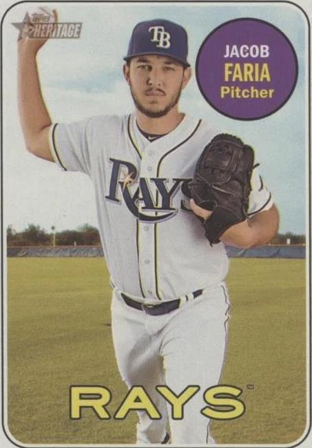 2018 Topps Heritage - Jacob Faria #342