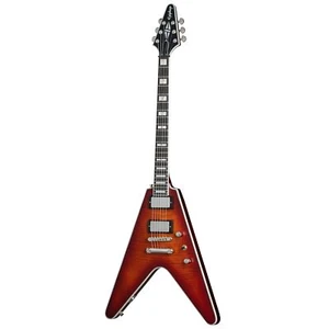 Epiphone Flying V Prophecy Guitar, Fishman Fluence Pickups, Aged Bengal Tiger Bu - Picture 1 of 6