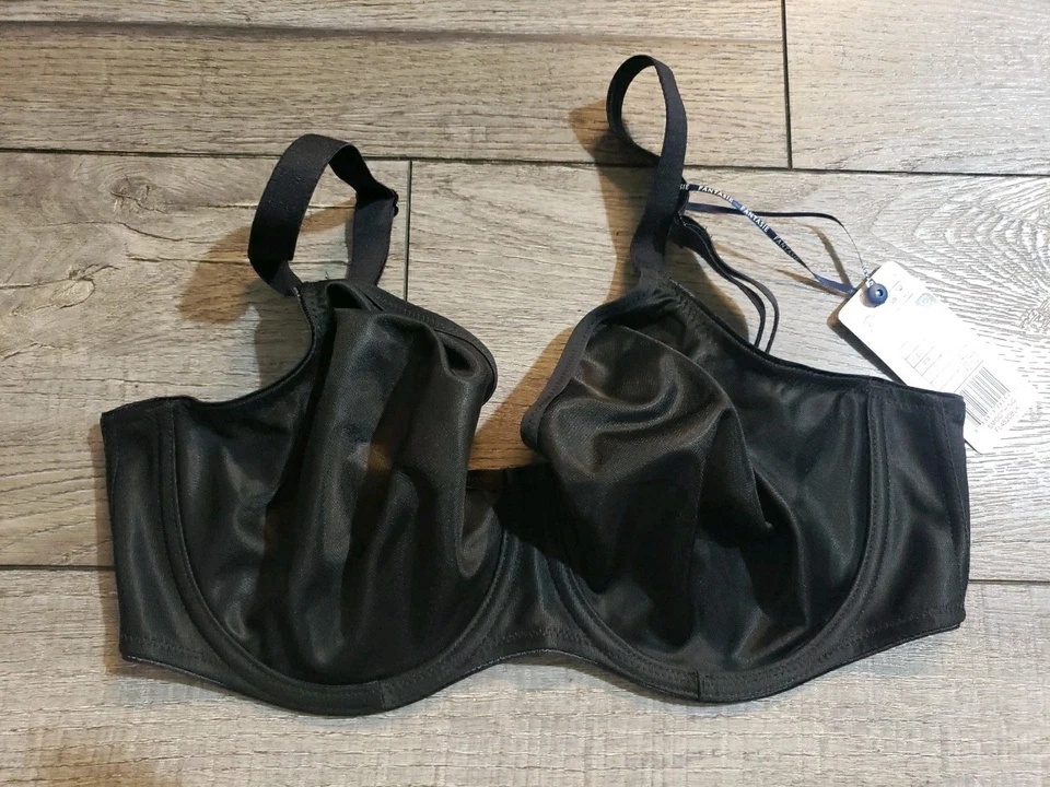 Fantasie BLACK Smoothing Balcony Bra US 34DDD