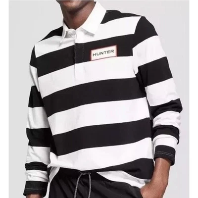 Nuevo Polo de Rugby Hunter X Target Rayas S Nuevo con Etiquetas Colaboración Preppy Academia Colegial Foto 1 de 4