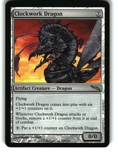 Magic the Gathering - Mirrodin Clockwork Dragon 2003 155 Rare Foil - Picture 1 of 2