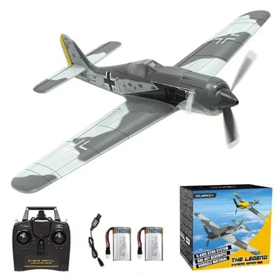 Avión de combate US Volantex 2.4G 4CH FW190 400 mm radiocontrol giroscopio acrobático RTF Foto 1 de 4