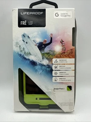 LifeProof GRATIS para Google Pixel 2 Live 360 Night Lite Estuche Impermeable - Nuevo Foto 1 de 2