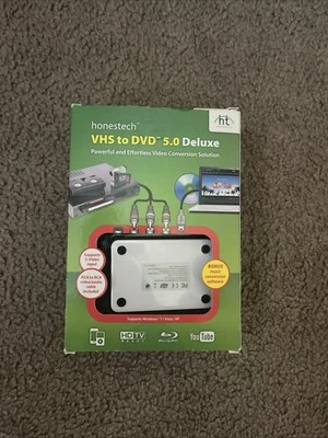 Honestech VHS to DVD 5.0 Deluxe Powerful & Effortless Video Conversion Solution - Image 1 of 4