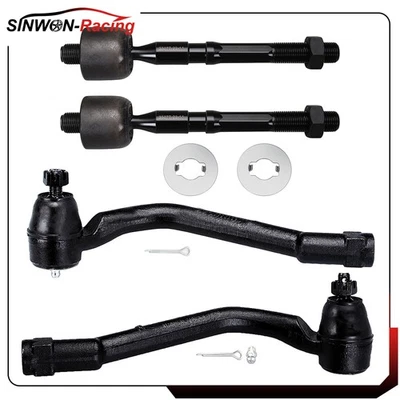 Extremos de barra de amarre delanteros 4 piezas para Hyundai Sonata Kia Azera Optima Cadenza 2011-2017 Foto 1 de 4