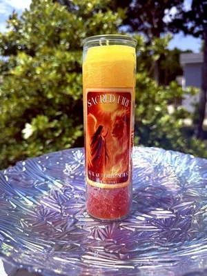 Vela Confiança, Fogo Sagrado Ritual de 7 Dias para Ação, Força, Sucesso, Poder - Imagem 1 de 3