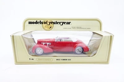 6075 Matchbox Modell of Yesteryear Y-18 1937 Cord 812 Rot OVP - Bild 1 von 3
