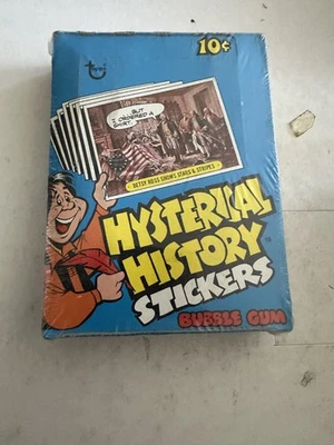 1976 Hysterical History Box -  36 Unopened Wax Packs - Image 1 of 4