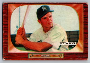 1955 BOWMAN #160 BILL SKOWRON YANKEES - Foto 1 di 3