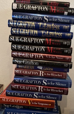 Sue GRAFTON ALPHABET Mystery HC Books Milhone - YOU CHOOSE - Buy More & Save - Image 1 of 4