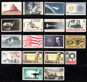 USA 1962 COMPLETE YEAR SET SCOTT 1179/1207 MNH - Picture 1 of 1