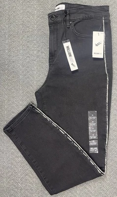 Pantalones de mezclilla para mujer William Rast negros de tiro alto talla 30 juniors "ajuste 31x27" nuevos con etiquetas Foto 1 de 4