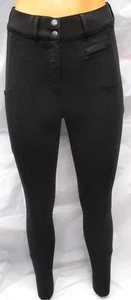 Pantalones de equitación de invierno Covalliero forrados talla 32 34 XS negro cintura alta A5D - Imagen 1 de 5