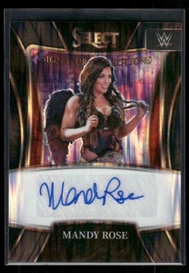 2022 Select WWE Mandy Rose #SN-MRS Signature Selections Black Flash Prizm 1/1 - Picture 1 of 2