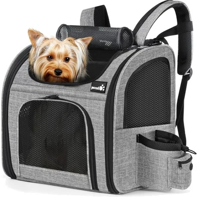 Haustier Rucksack Katzentasche Hundetasche Tragbar Faltbar Mesh - Bild 1 von 2