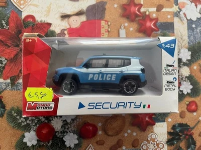 Macchinina in metallo (Mondo Motors) "JEEP RENEGADE POLIZIA" - Immagine 1 di 3