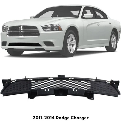 Front Bumper Lower Grille For 2011-2014 Dodge Charger Foto 1 de 4