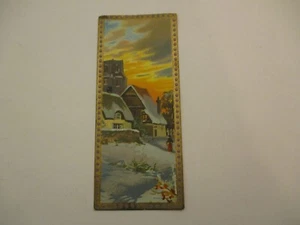 Antique Vintage c1920 Grinnell Bros Pianos Detroit Michigan Trade Card Bookmark - Picture 1 of 3