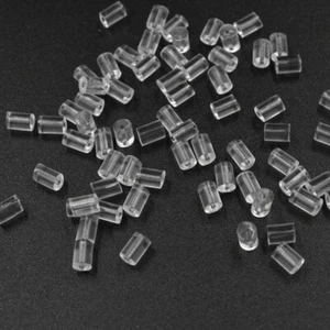 Venta al por mayor 1000 piezas tapones traseros para pendientes de goma tuercas para postes de oreja hallazgos de joyería  - Imagen 1 de 3