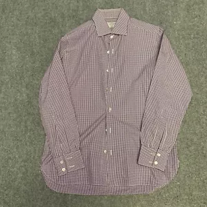 Turnbull & Asser Long Sleeve Button Shirt Men's Size 16 41 ? England Cotton - Picture 1 of 7